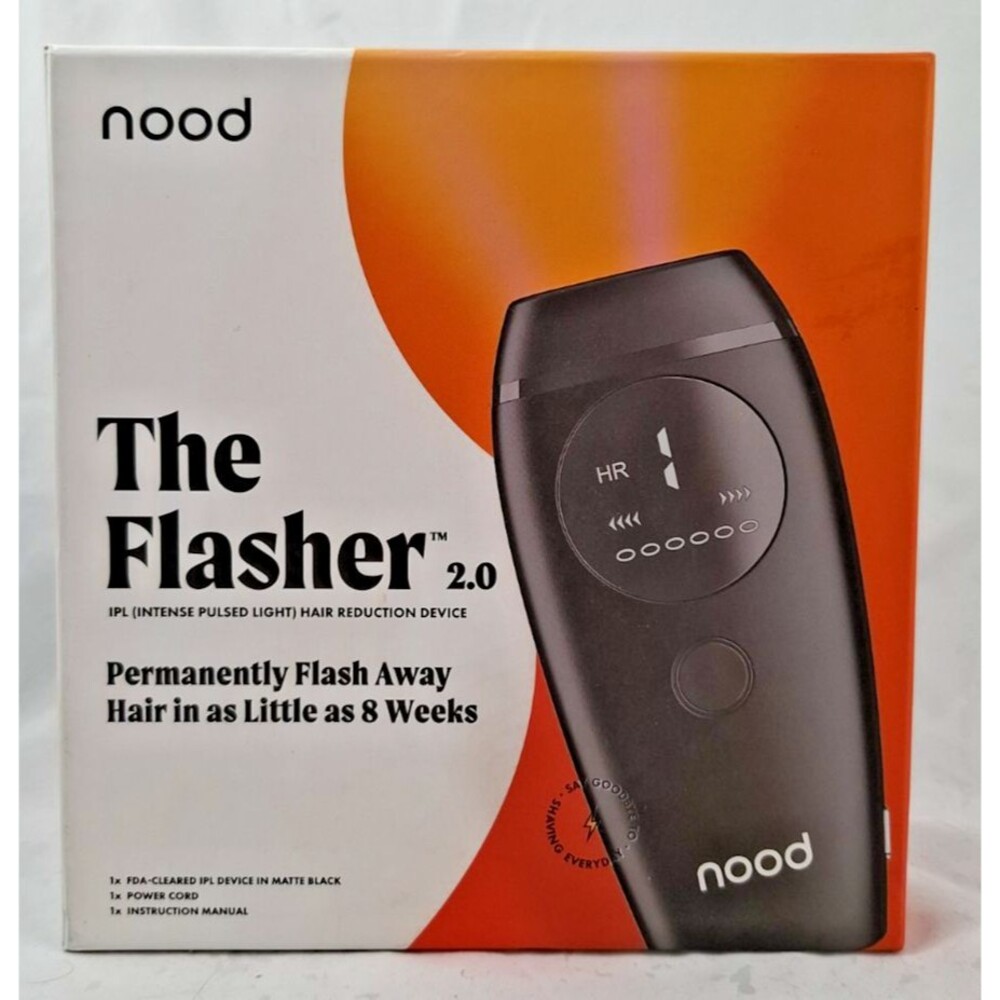 Nood The Flasher 2.0 IPL Hair Removal Device-Black-LED Display-Open Box/Unused